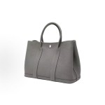 HERMES Garden Party 30 Silver clasp Handbag 30 Women\'s Edition 0L Grismeyer Cumulonimbus Cloud Grey